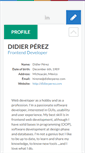 Mobile Screenshot of didierperez.com