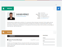 Tablet Screenshot of didierperez.com